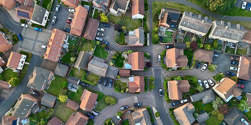 Houses from above